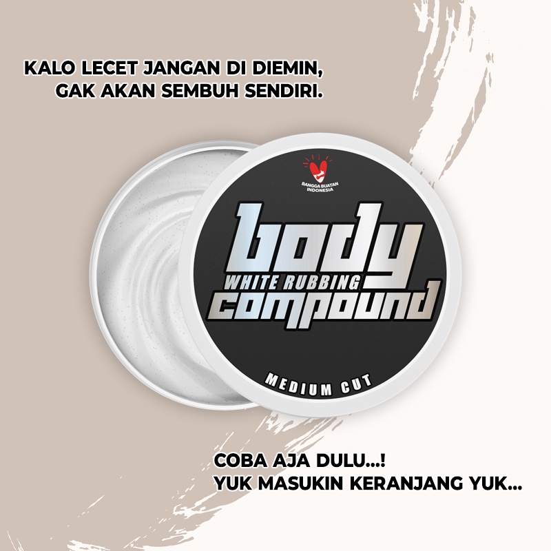 Penghilang Baret Lecet Kompon Poles Body Mobil Motor Helm / Scratch Remover Compound