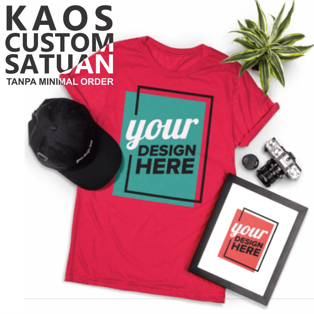  Sablon  Kaos  Satuan Kaos  Custom Tanpa  Minimal Order 