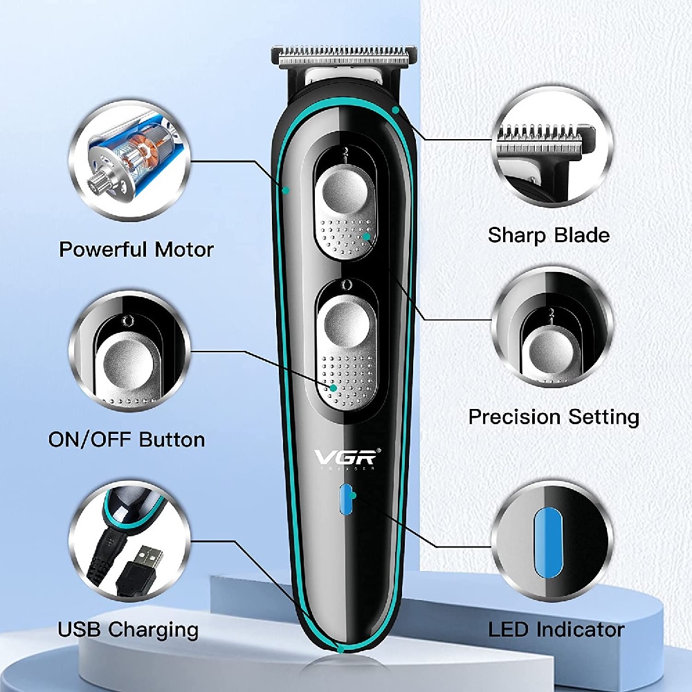 VOYAGER VGR V-055 - Professional Electric Hair Trimmer - Alat Pencukur Rambut Elektrik Terbaru dari VOYAGER