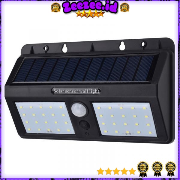 Lampu Solar Sensor Gerak Outdoor Weatherproof 40 LED - L40--DUOGU