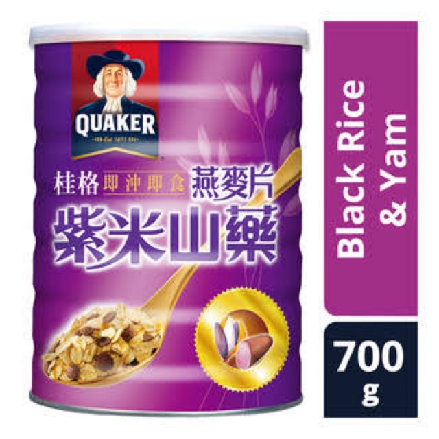 

Quaker instant oatmeal purple yam 700g unsweetened