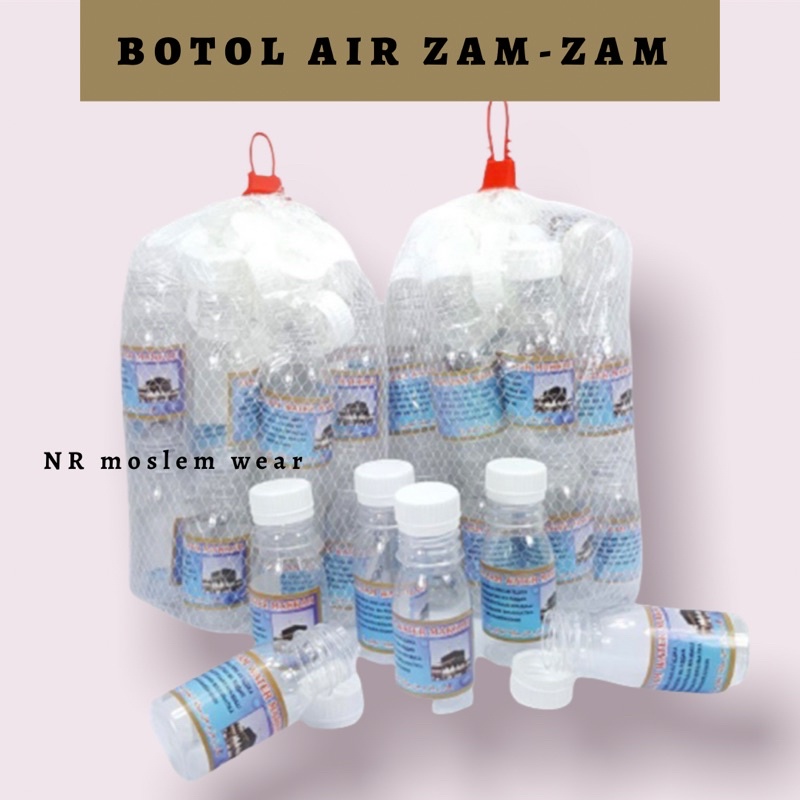 BOTOL KOSONG UNTUK AIR ZAMZAM ISI 25 , BOTOL AIR ZAM ZAM