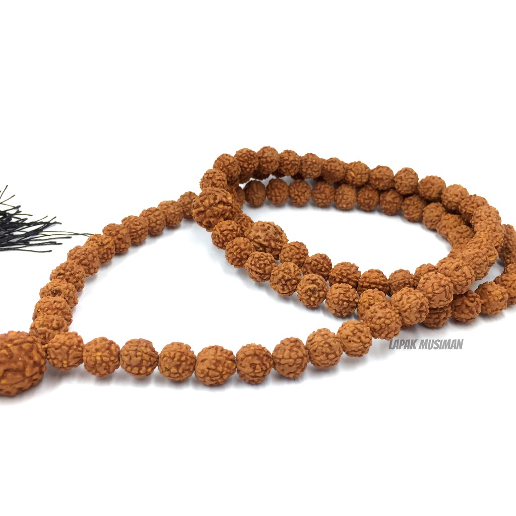 [Bayar di Tempat] Tasbih Kesehatan Kayu Jenitri Rudraksha Pria Wanita