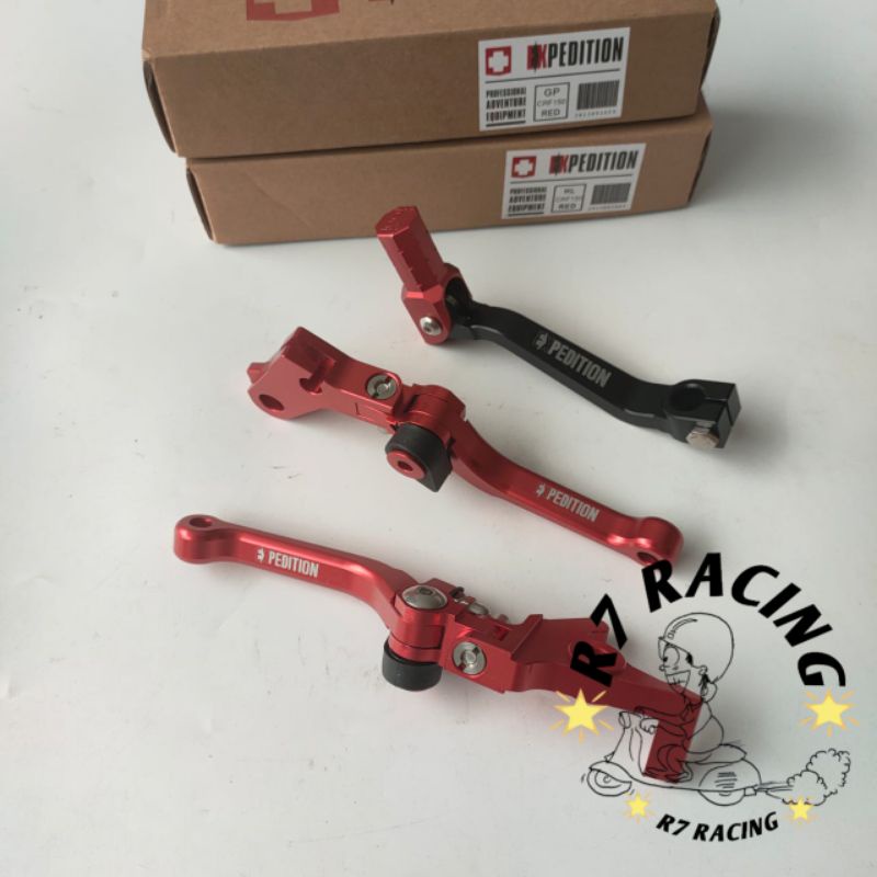 pedal operan gi crf 150 handle crf 150 expedition full cnc paket