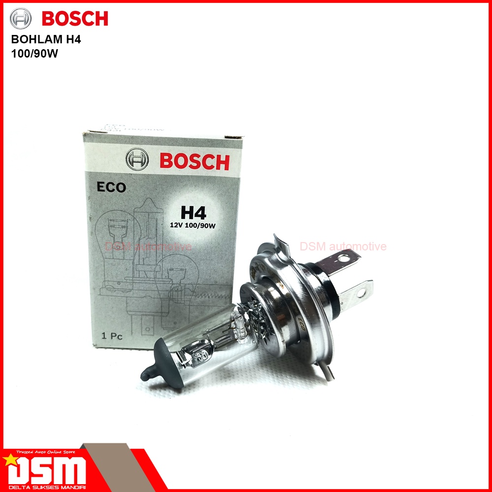 BOSCH Eco Lampu Mobil H4 - 12V / Bosch Original