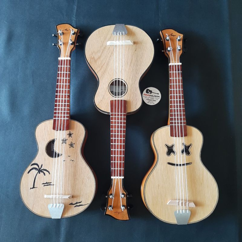 ukulele kentrung pare tipis senar 3 dan senar 4 bonus pick