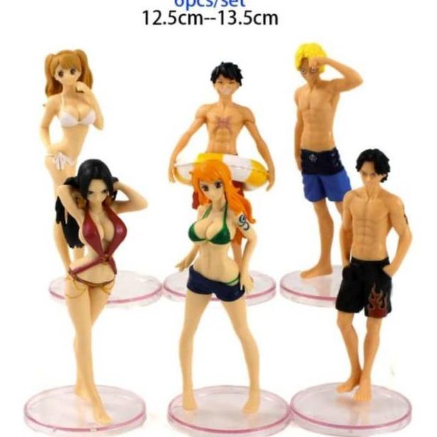 Piece Action Ace Sabo Swimsuit Anime Nami Figure Luffy One Diopratama89
