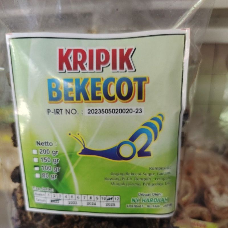 

kripik bekicot