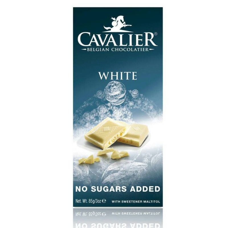 

CAVALIER NO SUGAR Diet LOW ARB BELGIAN CHOCOLATE 85gr Coklat Import