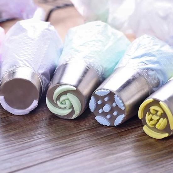 ✮ Spuit rusia set cake decoration russian tulip piping icing/Stainless Steel bunga mawar tulip ✹