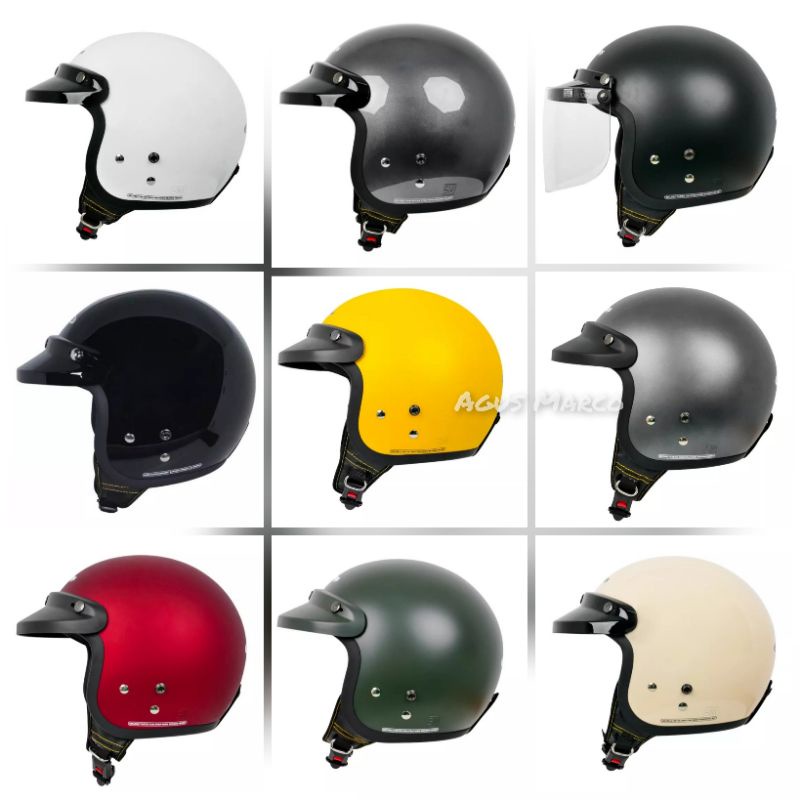 Helm Carglos dewasa SNI Variasi Pet Pendek Pria Wanita dewasa ukuran M dan L cewe cowo