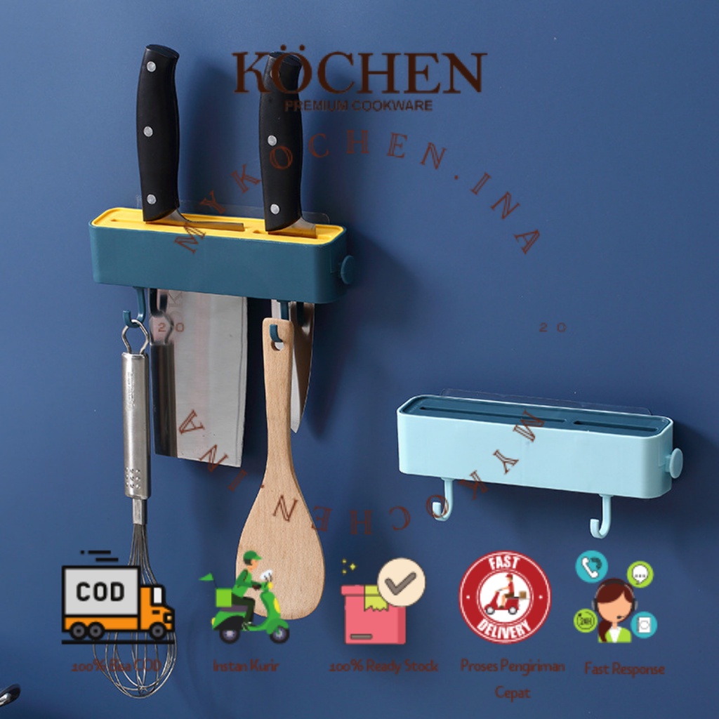 Kochen Rak Tempat Pisau Gunting Peralatan Dapur Hanger Serbaguna Aesthetic Nordic By Mykochen.ina