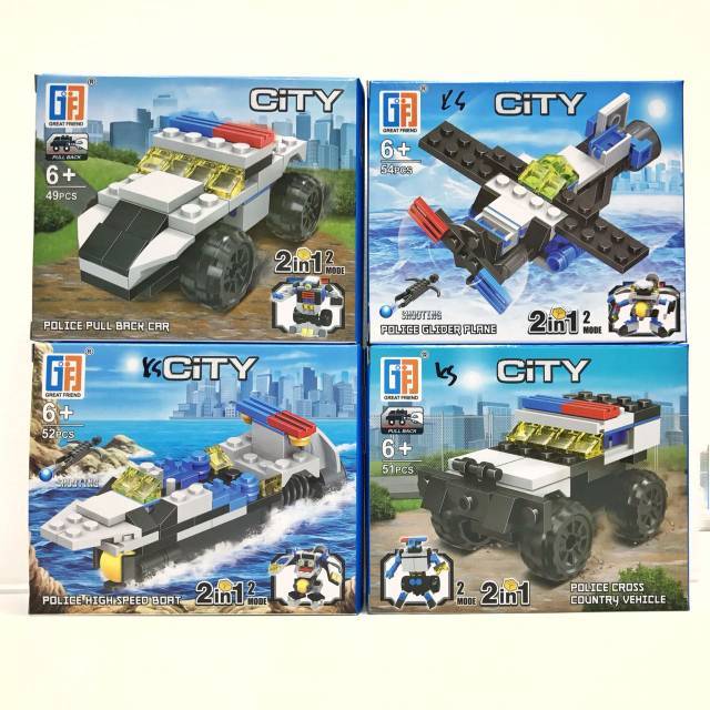 Lego city 1 set isi 4 - lego seri police - KS