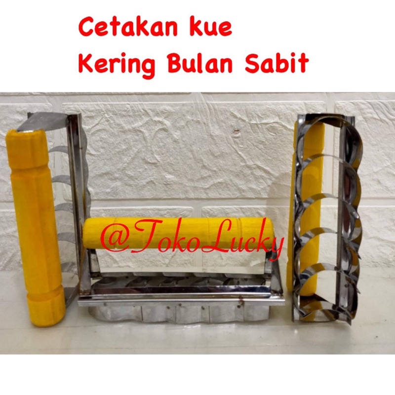 Cetakan Kue Kering / Cetakan Kue Kering Bulan Sabit / Cetakan Kue Kering Castangel