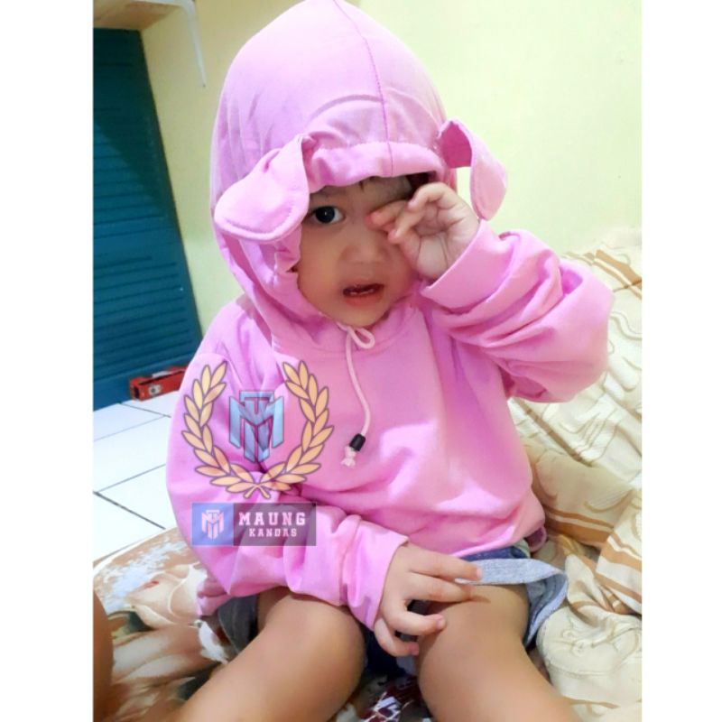 Sweater Jaket Anak 1-5 Tahun Hoodie Kelinci