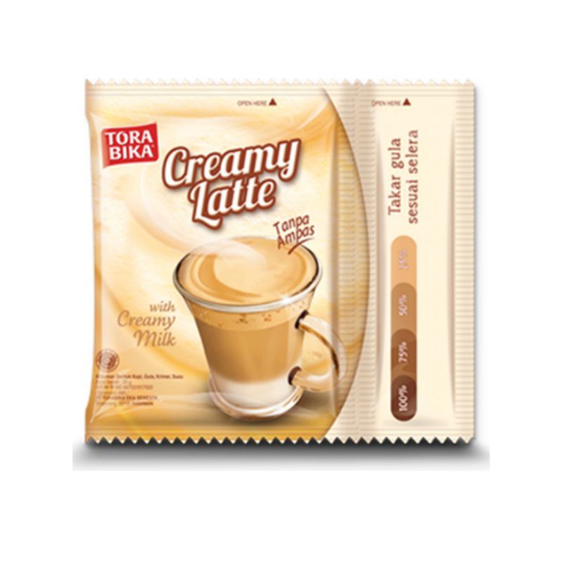 

TORABIKA CREAMY LATTE SACHET 10 PCS