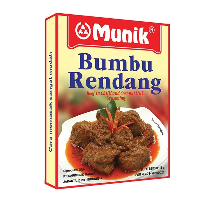 

(BAHAN MASAKAN) MUNIK BUMBU RENDANG 115GR