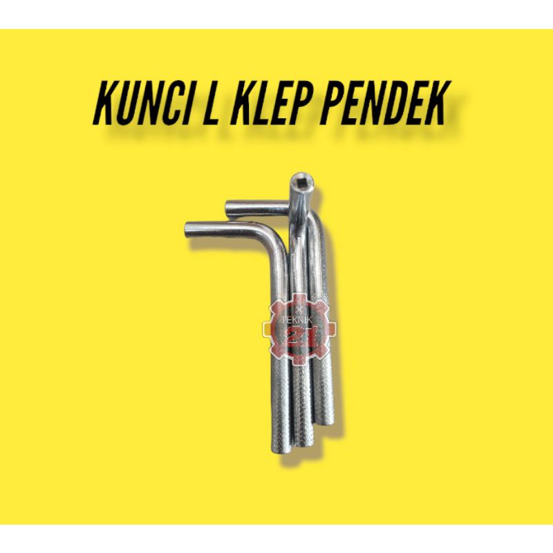 KUNCI L KLEP PENDEK STELAN KLEP MOTOR KUNCI KLEP MOTOR