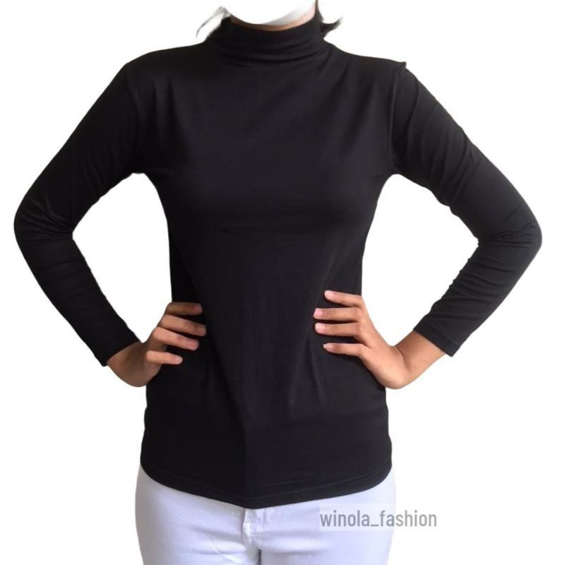 manset lengan panjang turtle neck ms 305