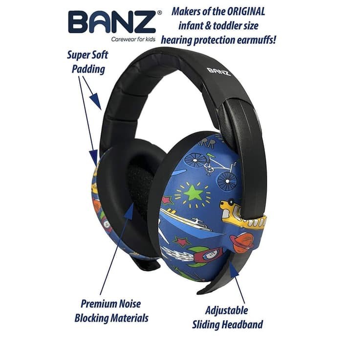 BANZ BABY EARMUFFS 0 - 24 MONTHS