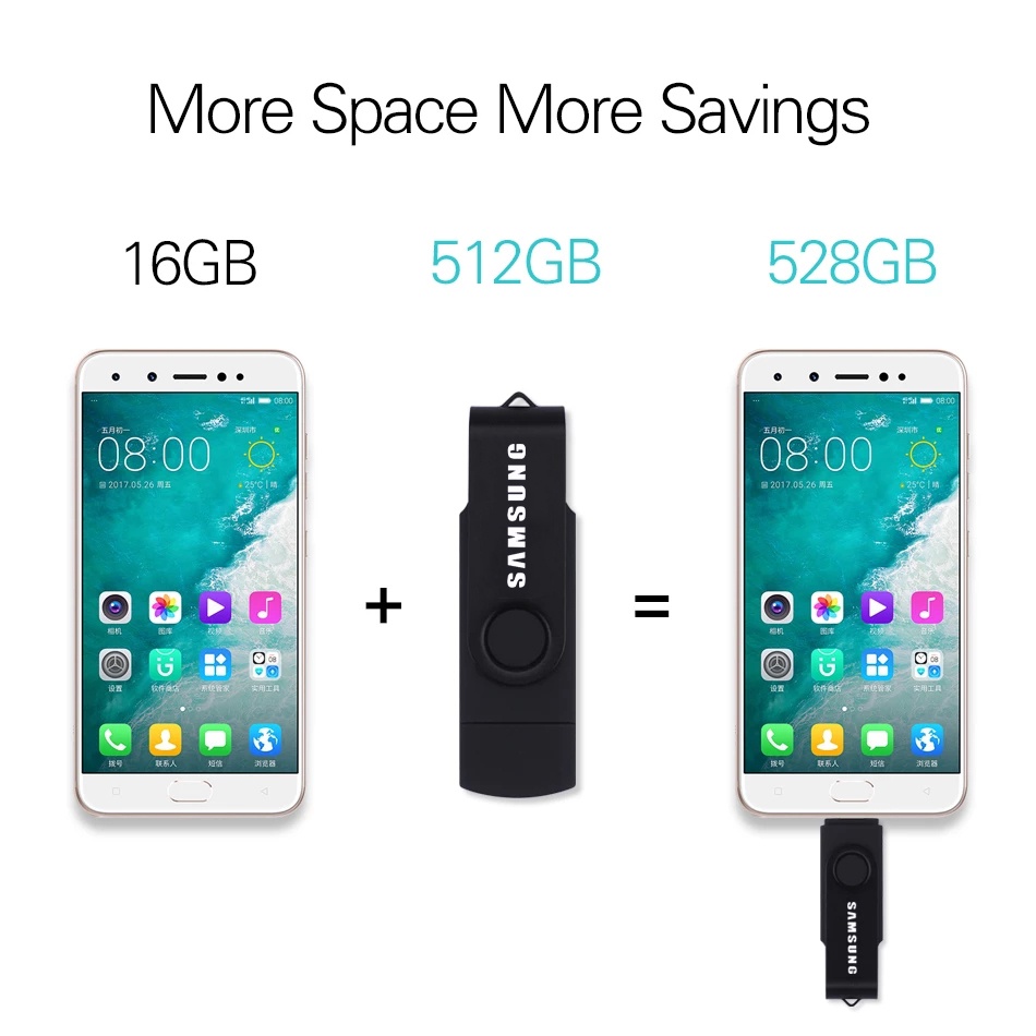 Samsung Flashdisk USB Tipe-C OTG 1TB 2TB 512GB 256GB 64GB 32GB 16GB 8GB 128GB 3 In 1