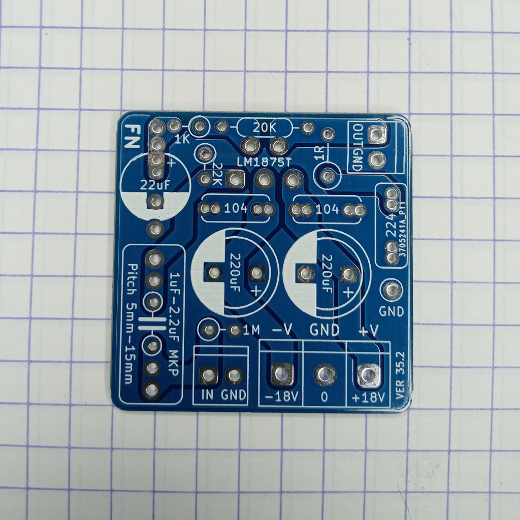 PCB LM1875 TDA2050 TDA2030 TDA2040 Amplifier Gainclone Premium