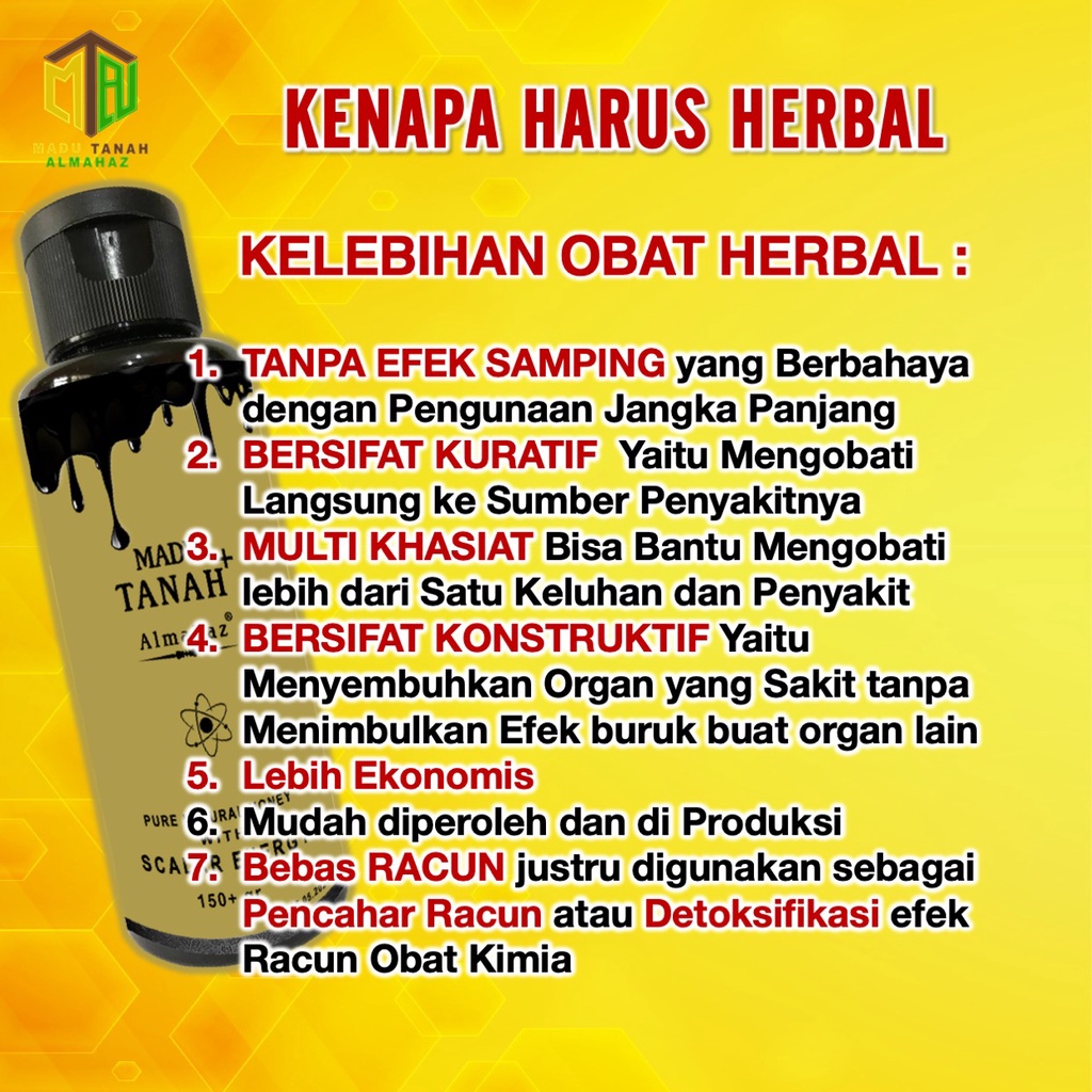 Madu Hitam Pahit Almahaz Madu Tanah Plus Energi Skalar 153gr