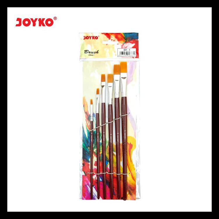 

BAYAR DI TEMPAT (COD) BRUSH / KUAS CAT AIR / CAT MINYAK / LUKIS / ACRYLIC JOYKO BR-4 KODE 71
