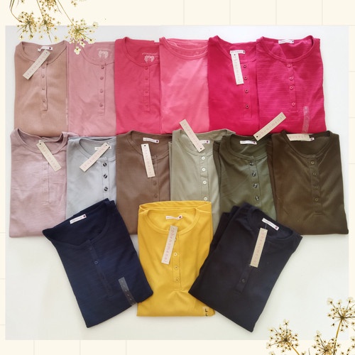 Baju phenomenal kaos wanita lengan 7/8 lengan panjang busui original brand