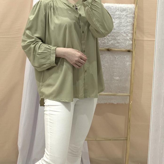 BEFAST - ZEC Blus JEJE / Mia Longsleeve Top / Blouse Polos Casual Wanita / Blouse Lengan Panjang / Blouse Keluaran Terbaru 2021