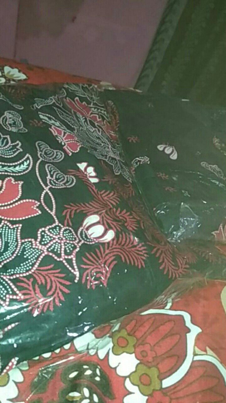 Batik Couple Gamis Batik Maura Sania Ruffle Ori Ndoro Jowi Dnt Size M L Xl All Size