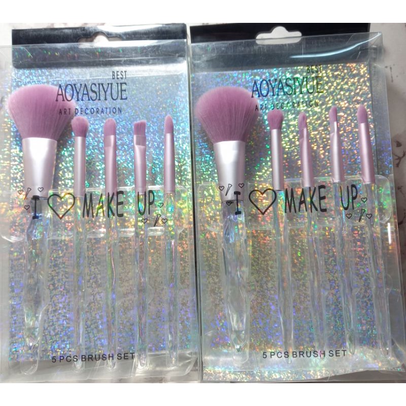 PROMO 1SET Brush Make Up 5in1/Brush Wanita AOYASIYUE SUPER BIG MEWAH