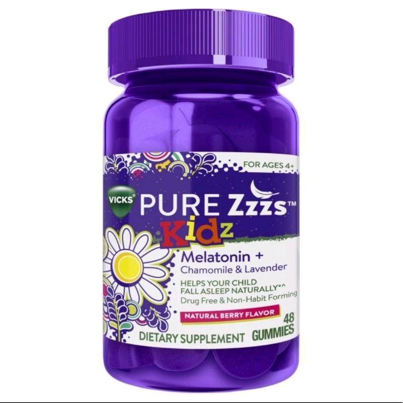Vicks Pure zzzs Kids Melatonin (48/