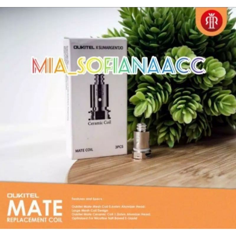 KOIL OUKITEK MATTE 1.2 OHM HARGA 1 PCS1 BIJI