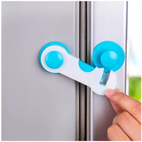 Safety Lock Pengaman Laci Lemari Pintu Perabotan dari Anak Bayi / Safety Lock Warna Warni