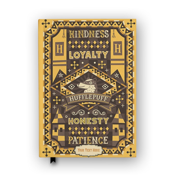 

Buku Catatan Notebook Harry Potter Hufflepuff Loyalty Hogwarts Custom Nama Diary Jurnal Hardcover