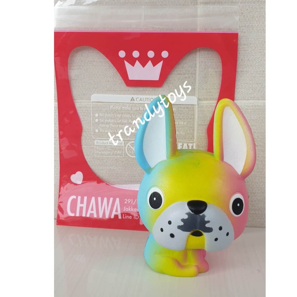 Squishy Murah Mainan SQUISHY [ Frenchie Dog ] Licensed CHAWA