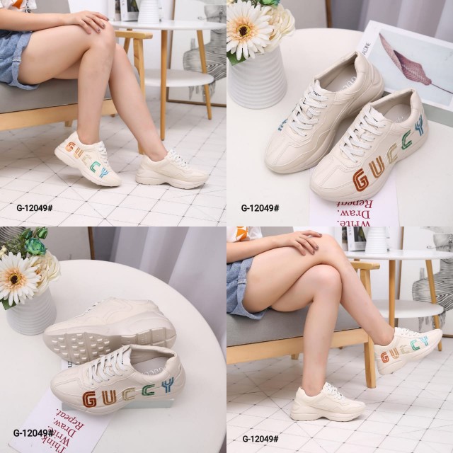 Sepatu batam  GUCCI Sneakers Women’s Rhyton Glitter G-12049#