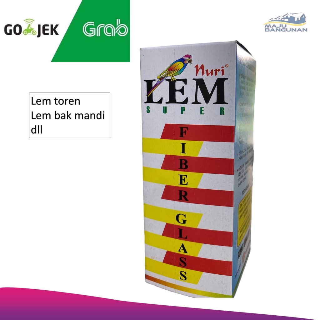 lem fiber glass / lem fiber glass nuri / lem fiber nuri - pulau jawa / lem toren / lem bak mandi