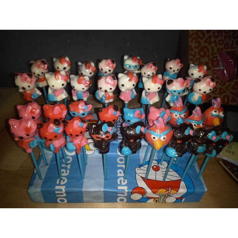 

coklat karakter coklat praline coklat lolipop
