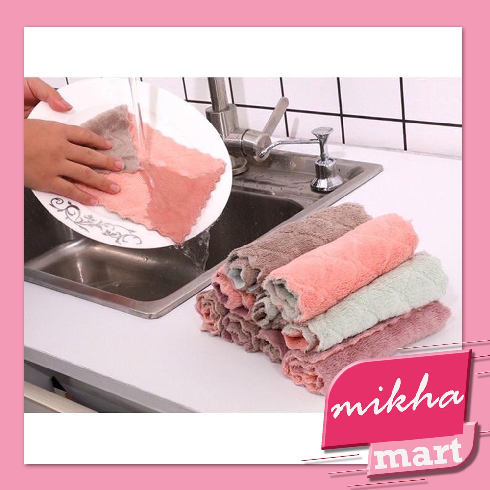 LAP Dapur MICROFIBER | Coral Fleece Serbaguna - MKM