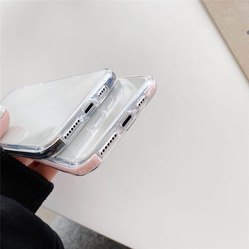 Soft Case TPU Transparan Anti Jatuh Shockproof Untuk IPhone 11 12 13 14 Pro MAX 6 6s 7 8 14 Plus X XR XS MAX SE 2020