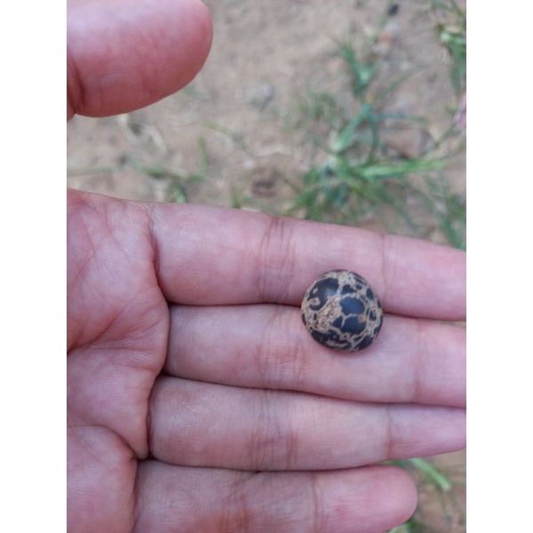 akik pirus hitam origin indonesia