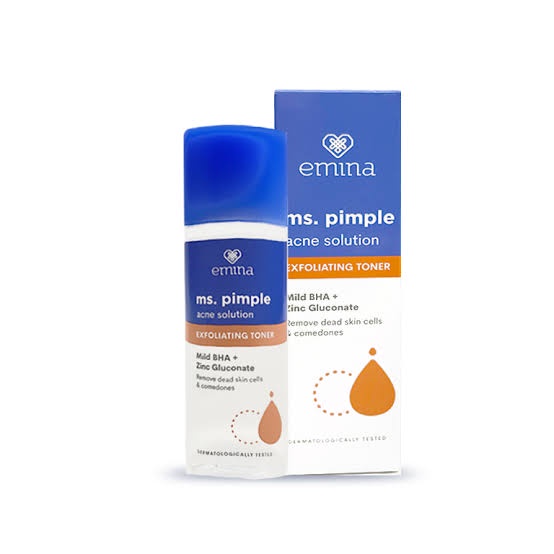 Emina Ms pimple Acne Solution Exfoliating Toner 100ml