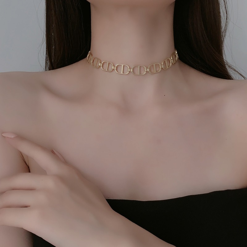 Kalung choker AD titanium anti karat