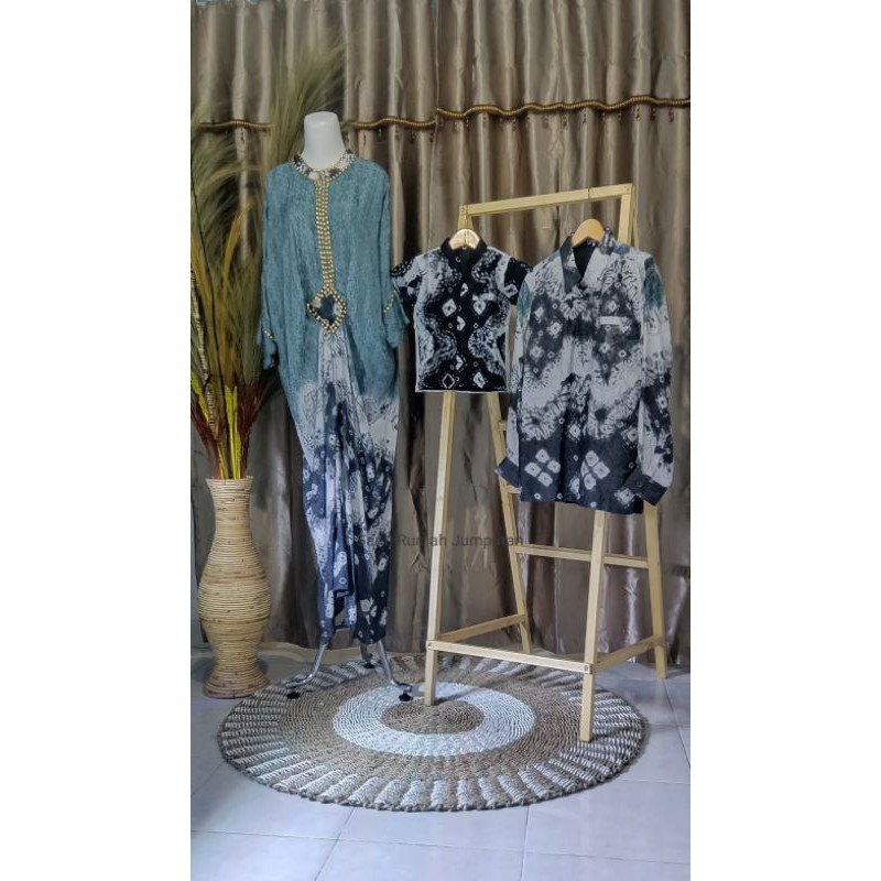 couple Jumputan Palembang (bisa request seragam keluarga)