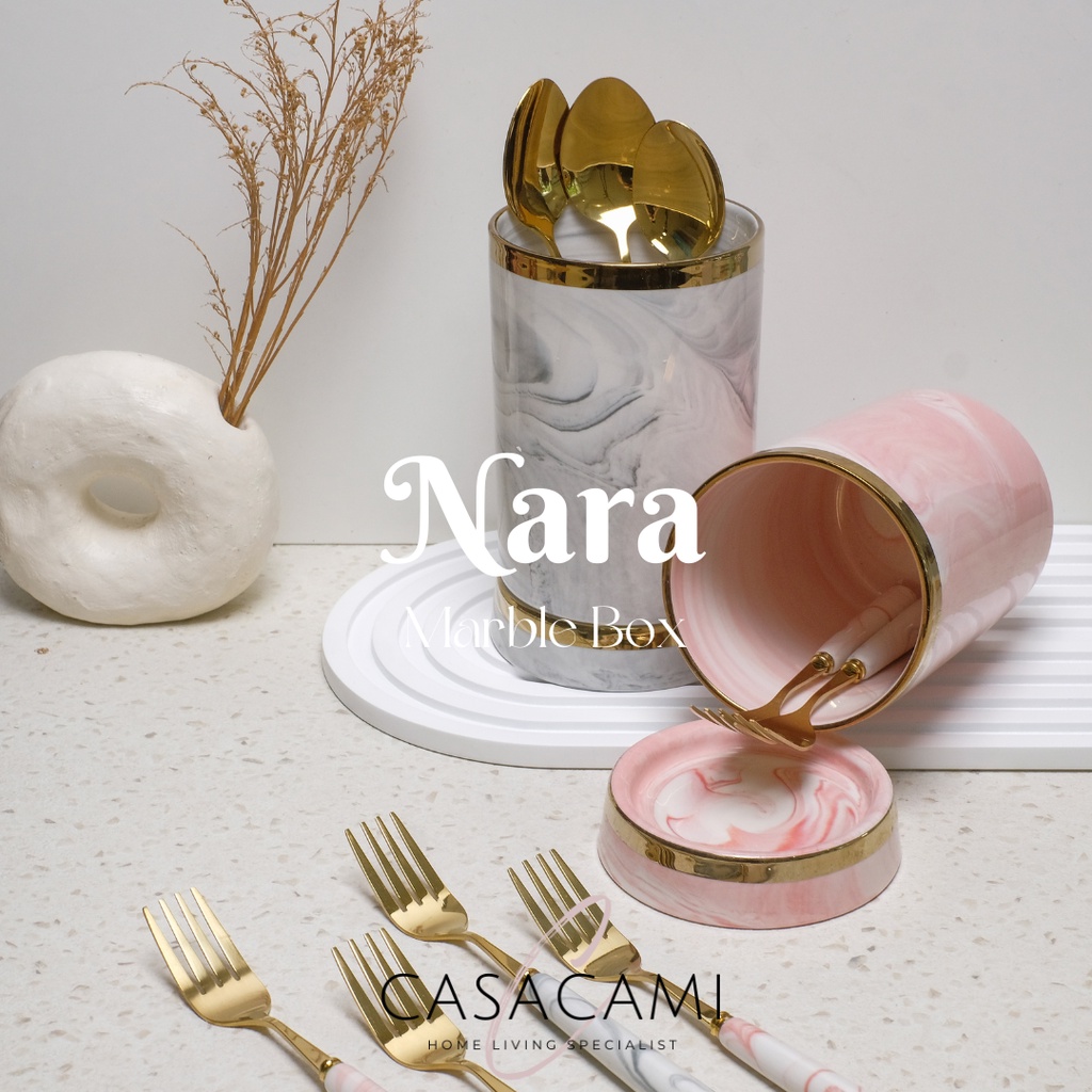 NARA - Tempat Wadah Sendok Garpu Korea