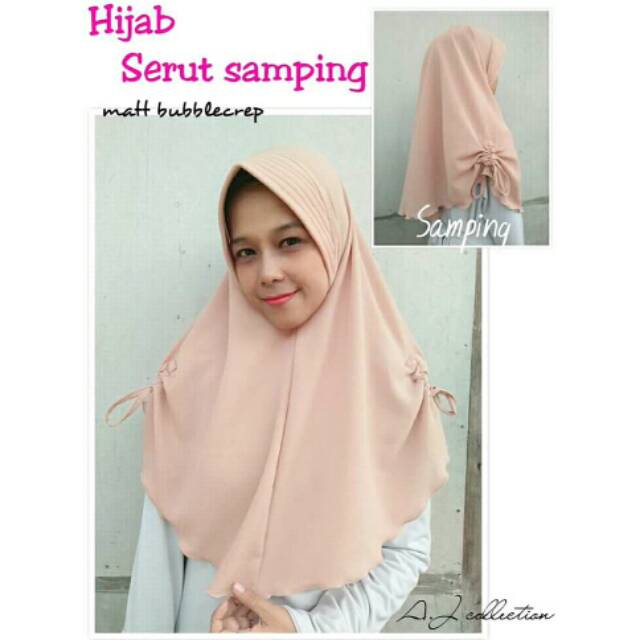 Hijab serut samping