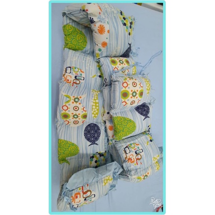 Preloved Bumper box bayi dan selimut/bed cover (1 set)