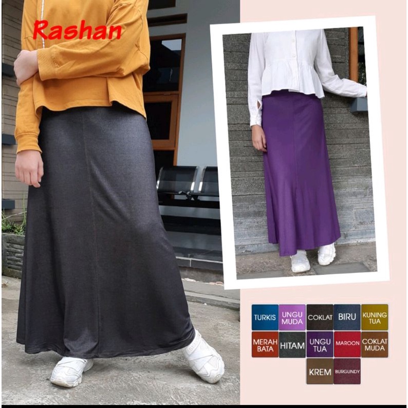 Rok Payung Denim|||Rashan